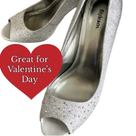 Style & Co. Shoes - NWT Silver Metallic Shoes